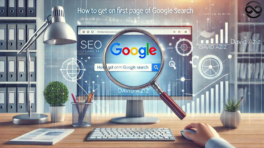 how to get on first page of google search david aziz